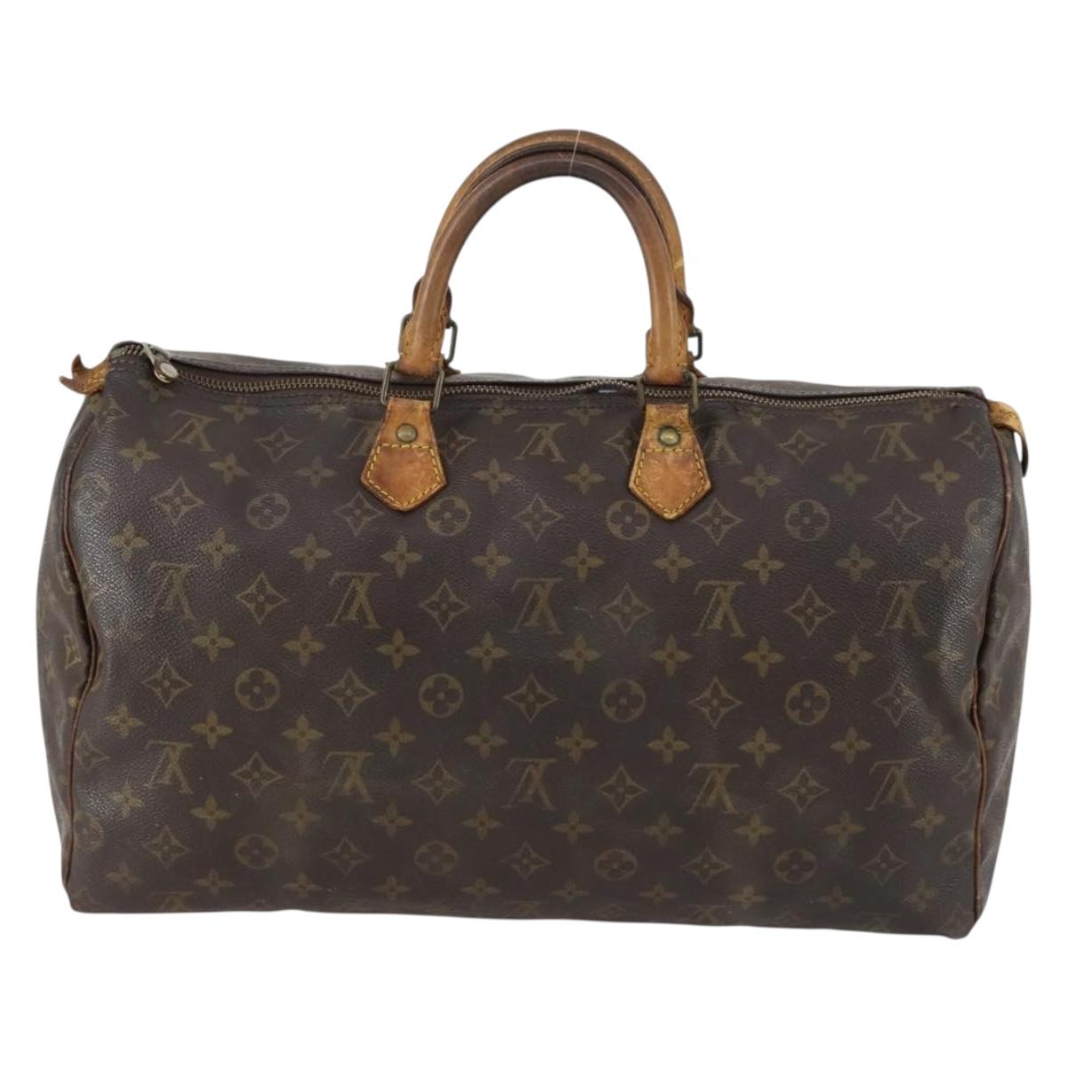 LOUIS VUITTON Monogram Speedy 40 Hand Bag M41522 LV Auth 151245