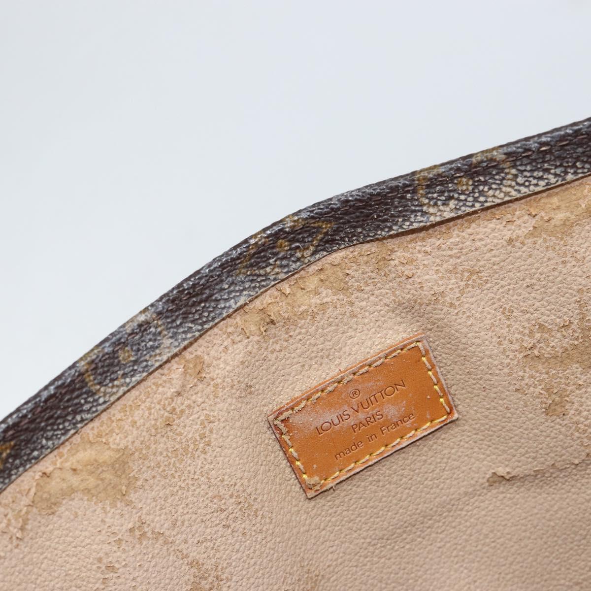 LOUIS VUITTON Monogram Sac Plat Hand Bag M51140 LV Auth 151249