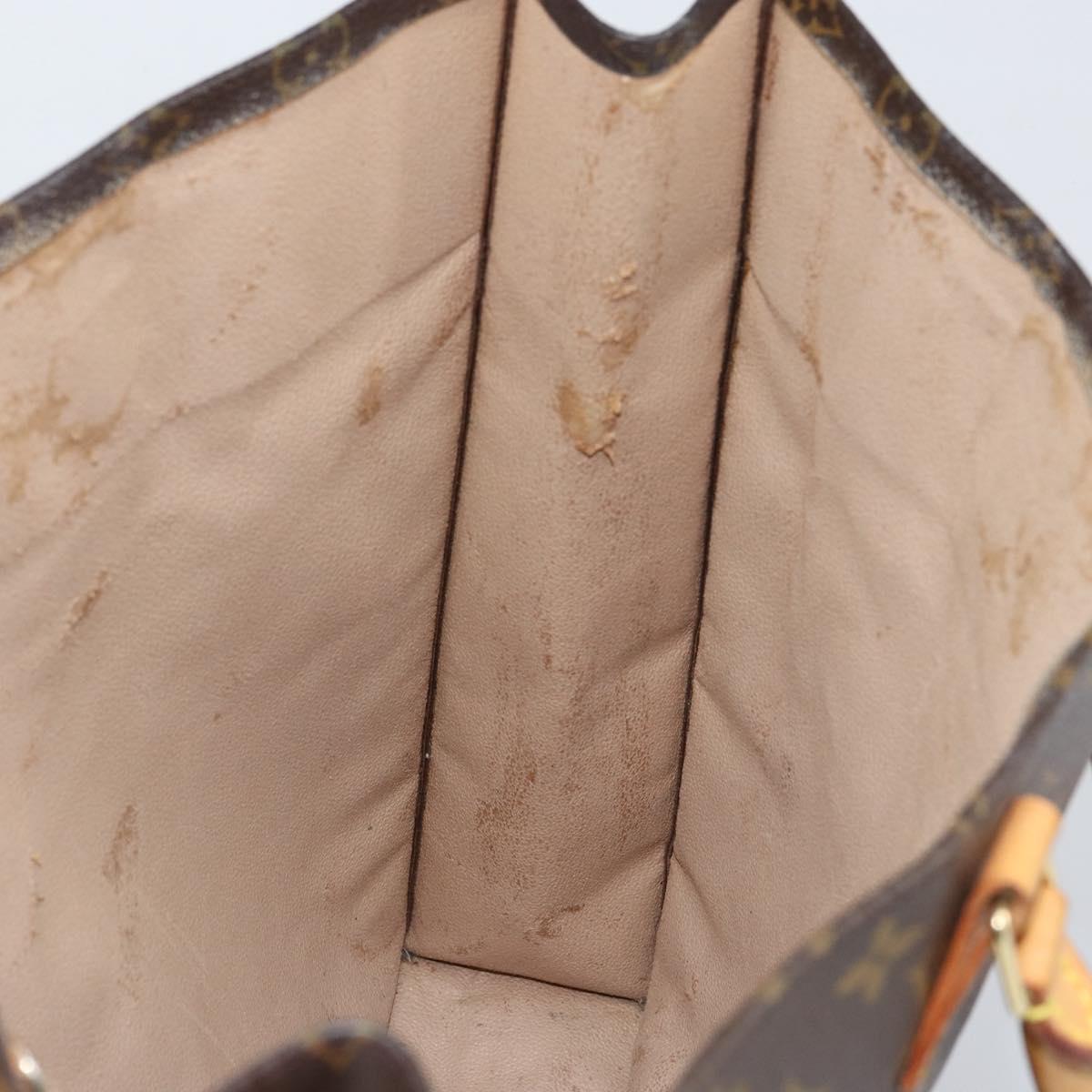 LOUIS VUITTON Monogram Sac Plat Hand Bag M51140 LV Auth 151249