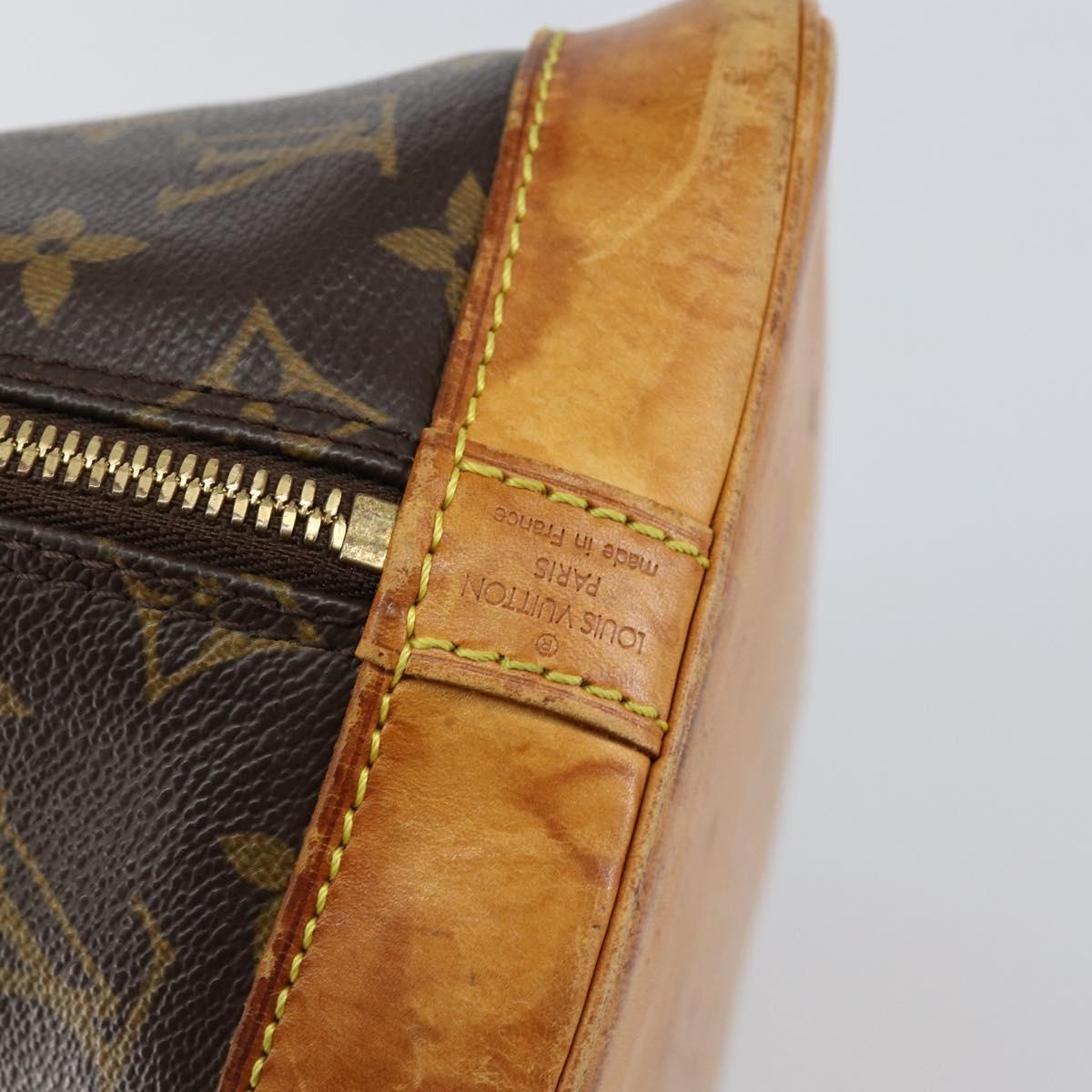 LOUIS VUITTON Monogram Alma Hand Bag M51130 LV Auth 151251