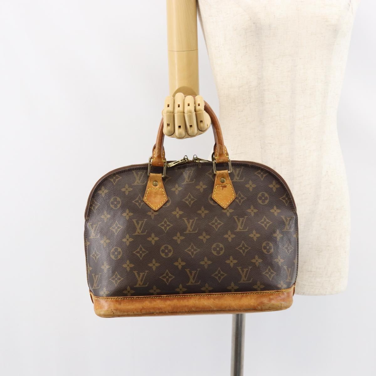 LOUIS VUITTON Monogram Alma Hand Bag M51130 LV Auth 151251