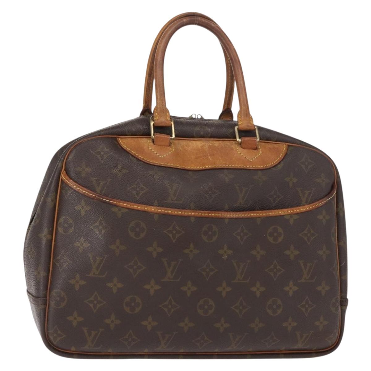 LOUIS VUITTON Monogram Deauville Hand Bag M47270 LV Auth 151252