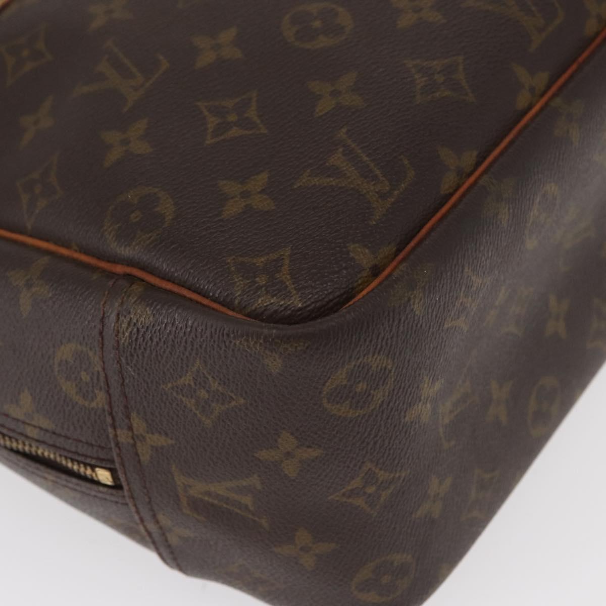 LOUIS VUITTON Monogram Deauville Hand Bag M47270 LV Auth 151252