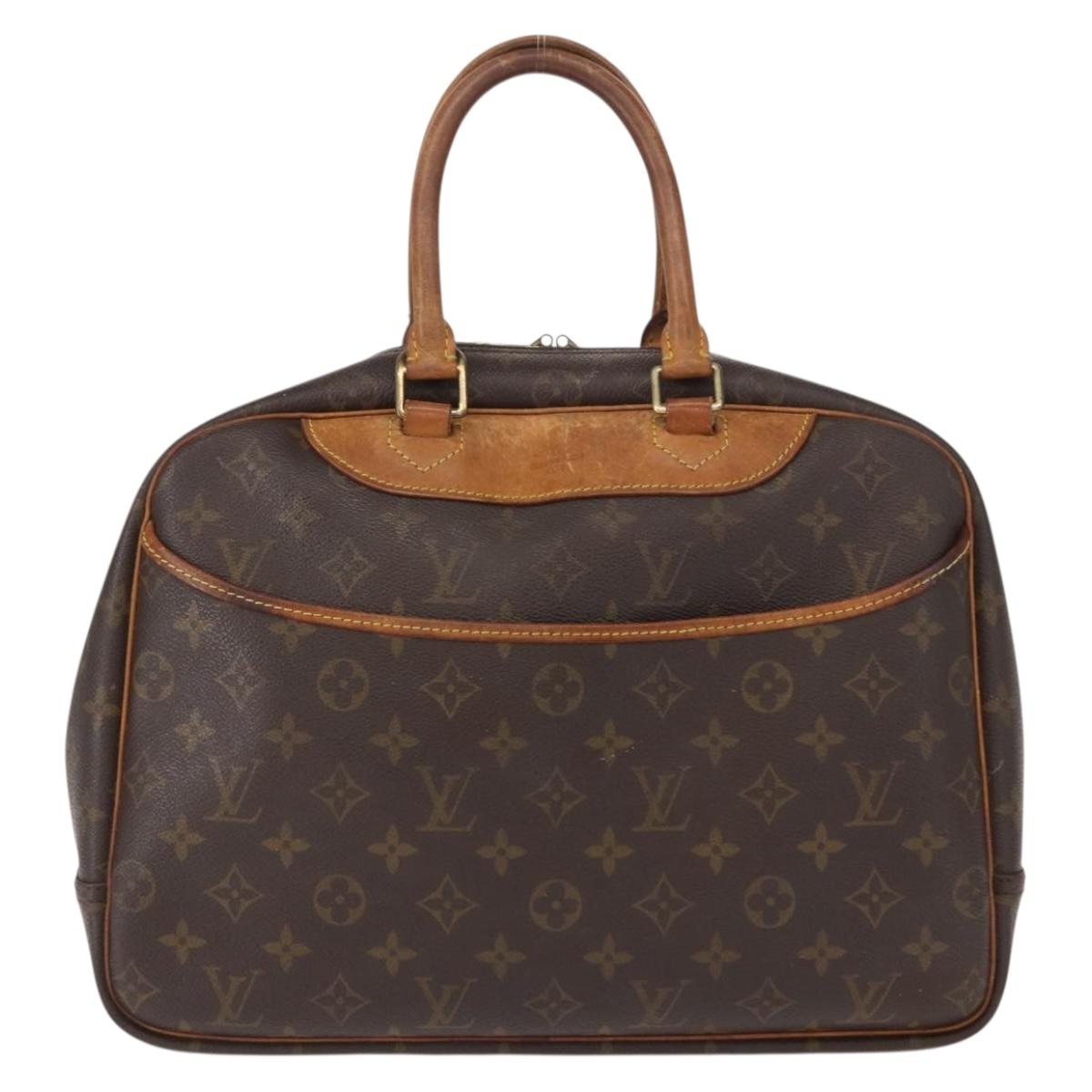 LOUIS VUITTON Monogram Deauville Hand Bag M47270 LV Auth 151252