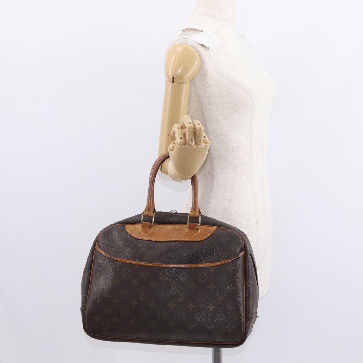 LOUIS VUITTON Monogram Deauville Hand Bag M47270 LV Auth 151252