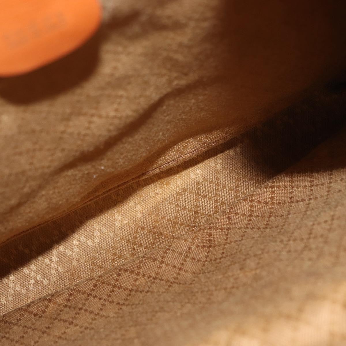 GUCCI Bamboo Backpack Leather Brown Gold 003 2058 0016 Auth 151272