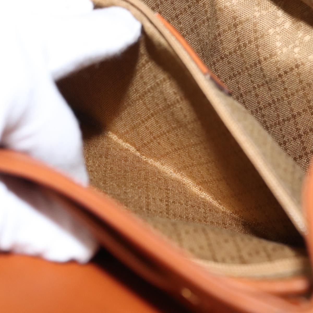 GUCCI Bamboo Backpack Leather Brown Gold 003 2058 0016 Auth 151272