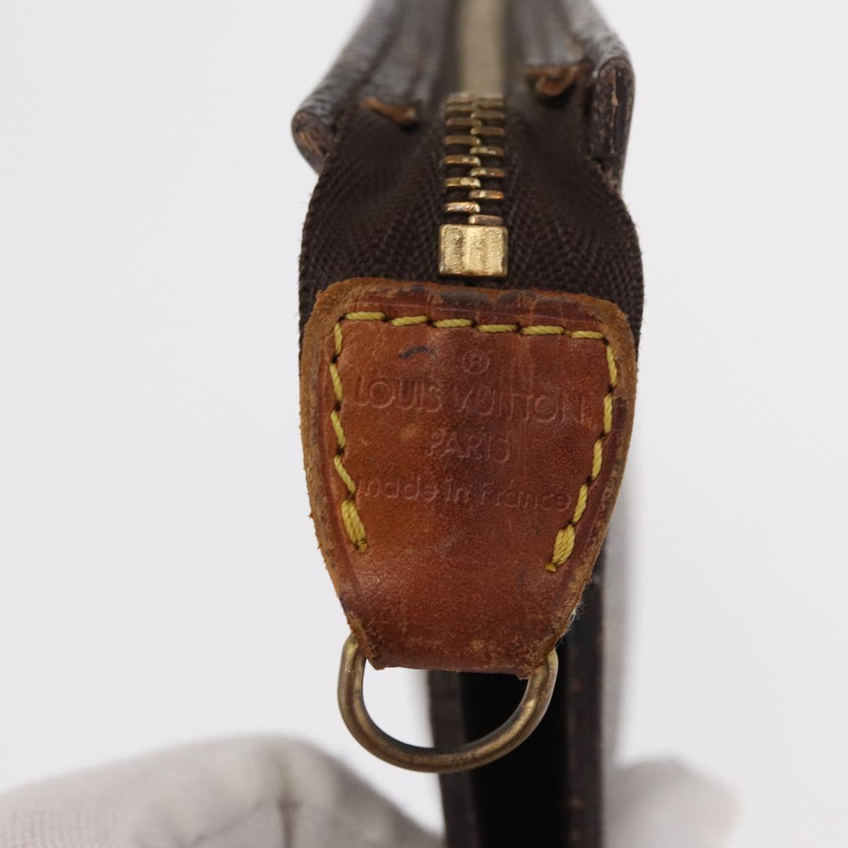 LOUIS VUITTON Monogram Bucket GM Accessory Pouch LV Auth 151282