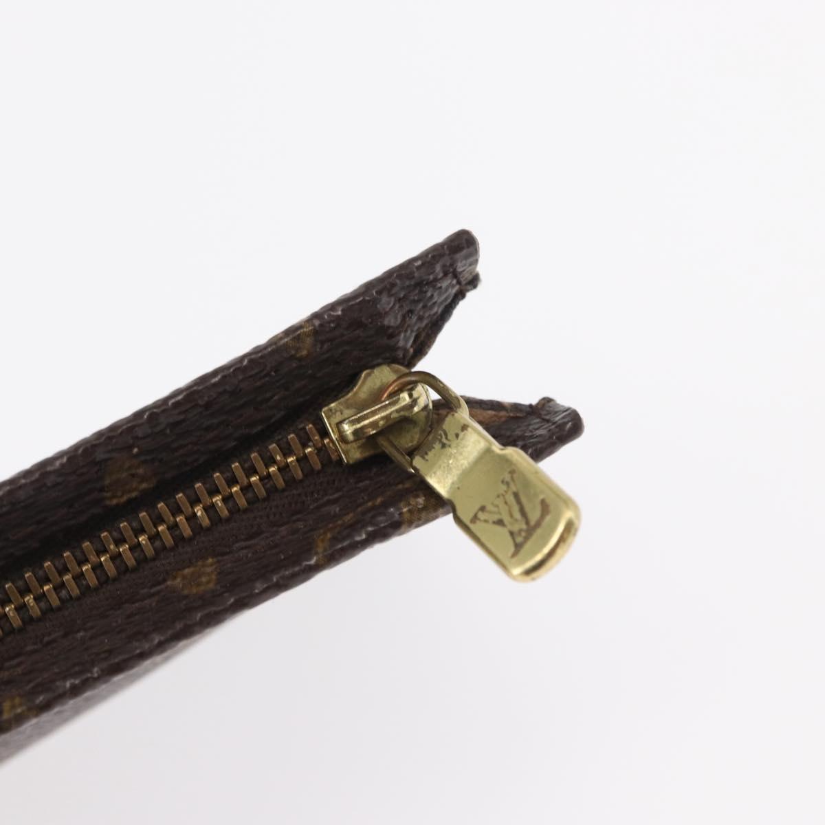 LOUIS VUITTON Monogram Bucket GM Accessory Pouch LV Auth 151282