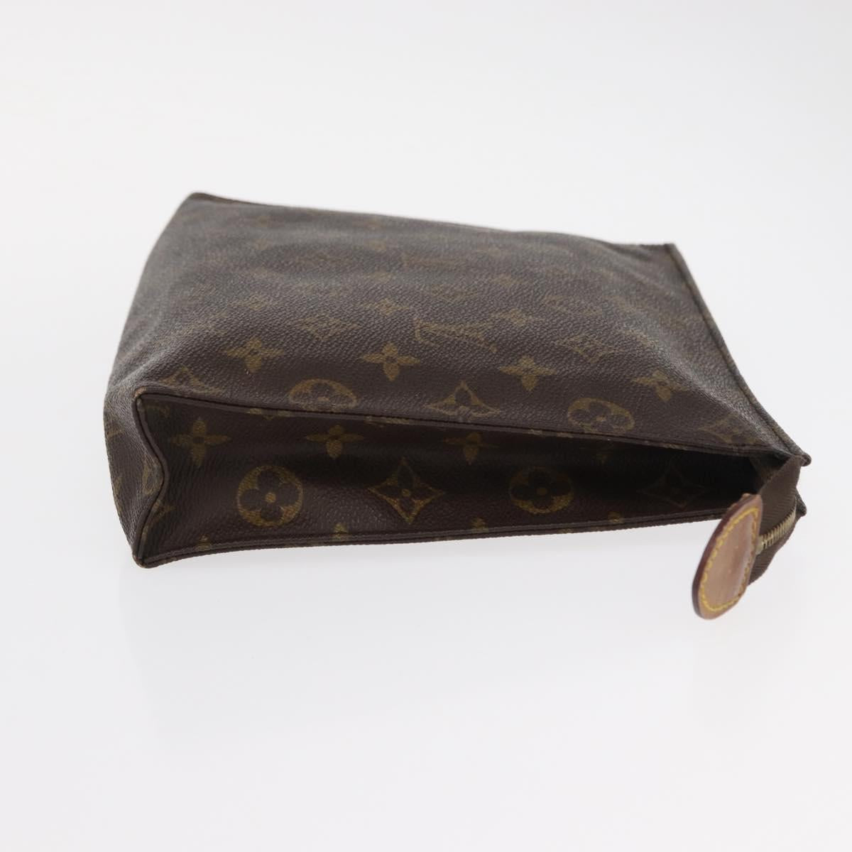 LOUIS VUITTON Monogram Poche Toilette 26 Pouch M47542 LV Auth 151283
