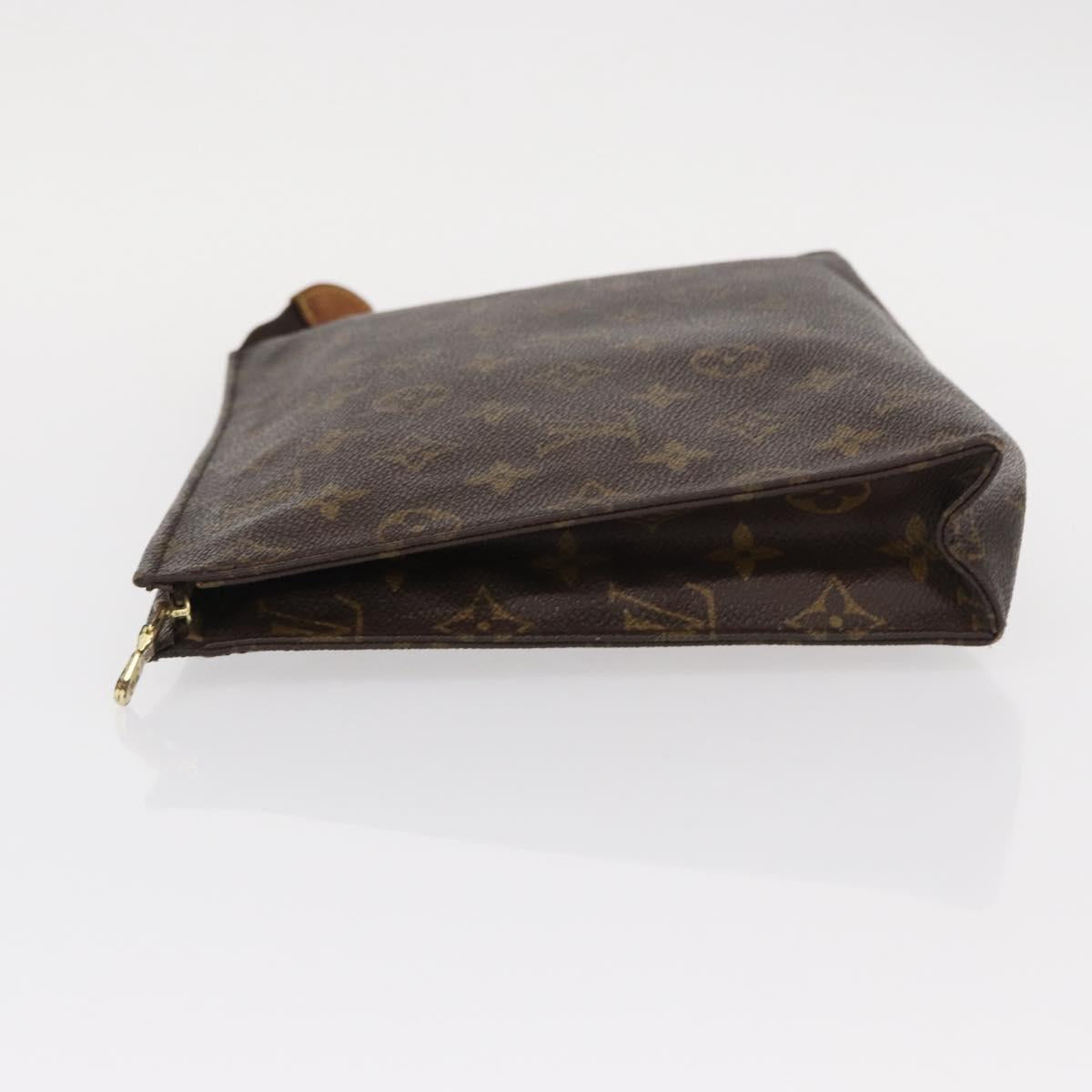LOUIS VUITTON Monogram Poche Toilette 26 Pouch M47542 LV Auth 151283