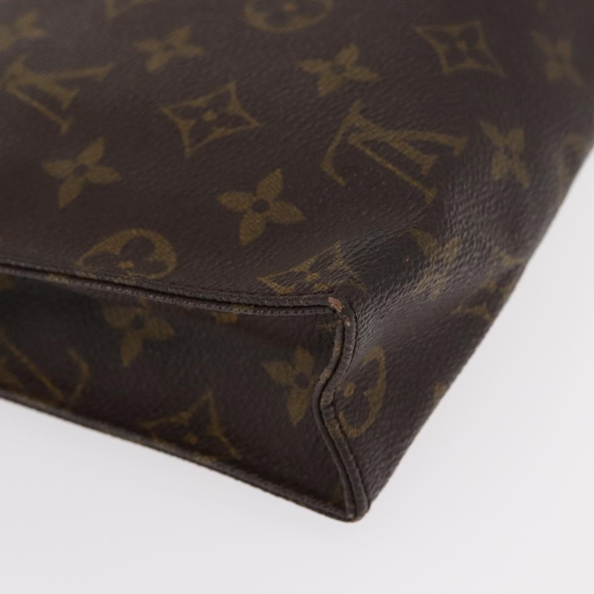 LOUIS VUITTON Monogram Poche Toilette 26 Pouch M47542 LV Auth 151283