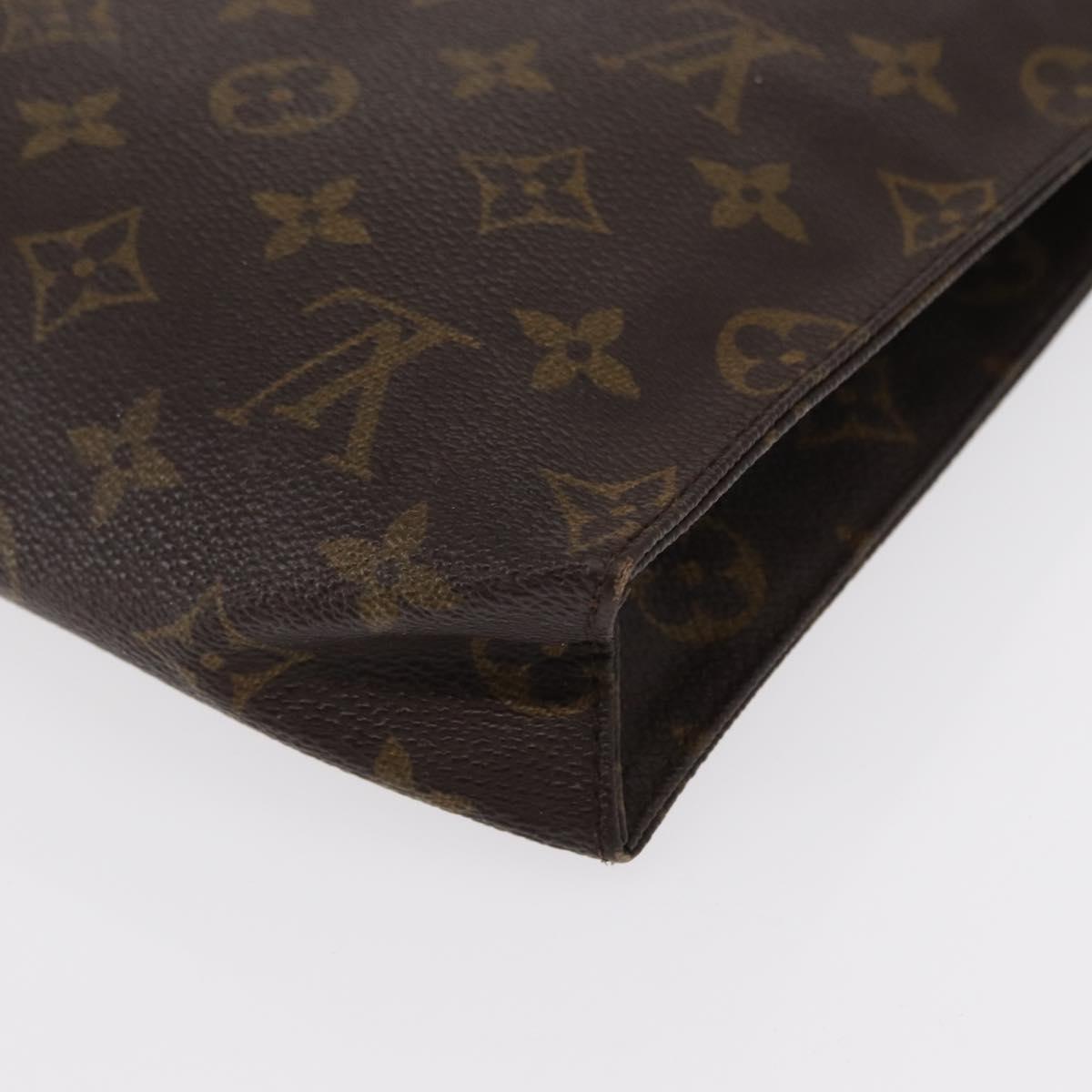 LOUIS VUITTON Monogram Poche Toilette 26 Pouch M47542 LV Auth 151283