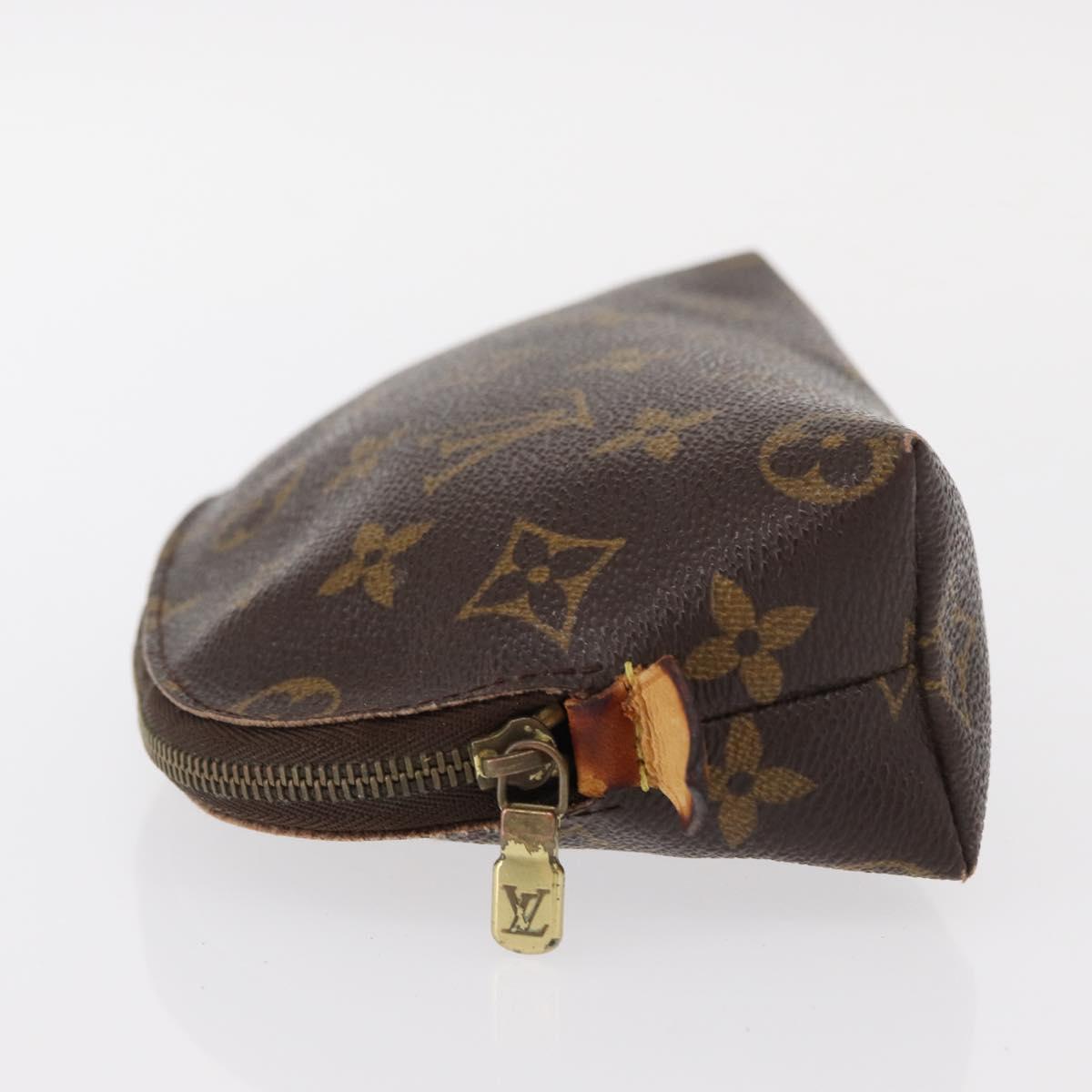 LOUIS VUITTON Monogram Pochette Cosmetic PM Pouch M43998 LV Auth 151284