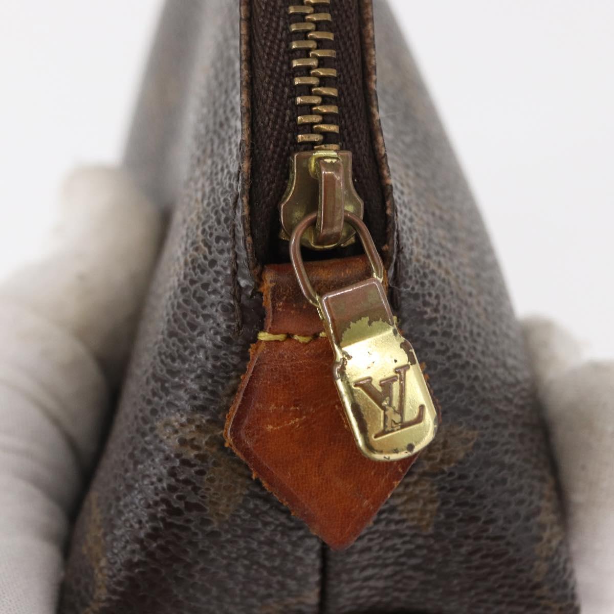 LOUIS VUITTON Monogram Pochette Cosmetic PM Pouch M43998 LV Auth 151285