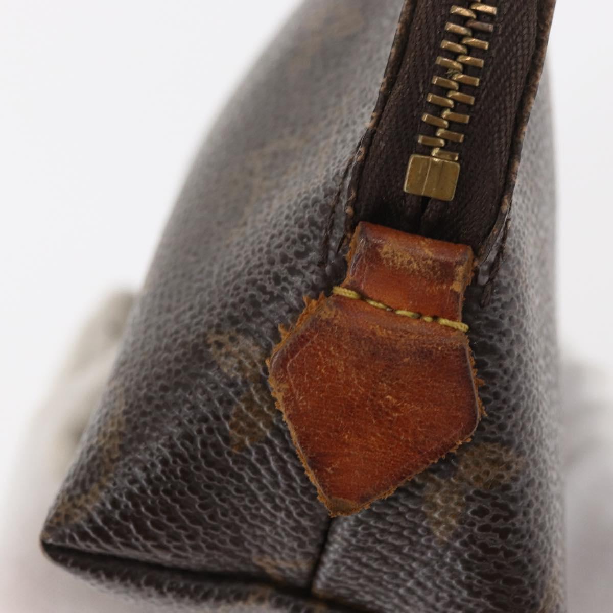 LOUIS VUITTON Monogram Pochette Cosmetic PM Pouch M43998 LV Auth 151285