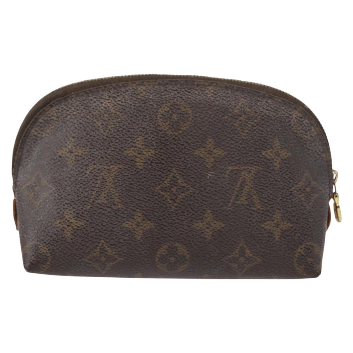 LOUIS VUITTON Monogram Pochette Cosmetic PM Pouch M43998 LV Auth 151285