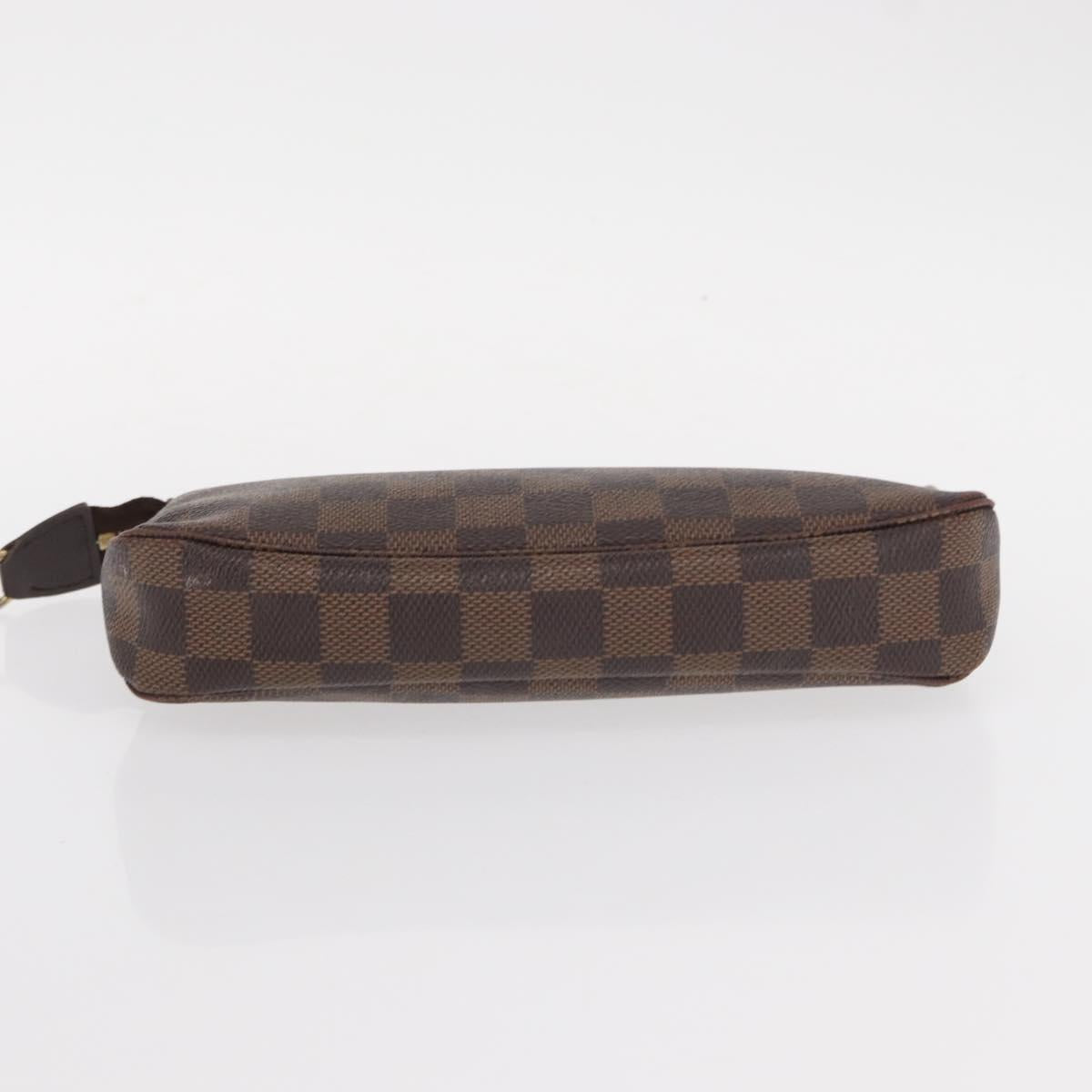 LOUIS VUITTON Damier Ebene Pochette Accessoires Pouch N41206 LV Auth 151288