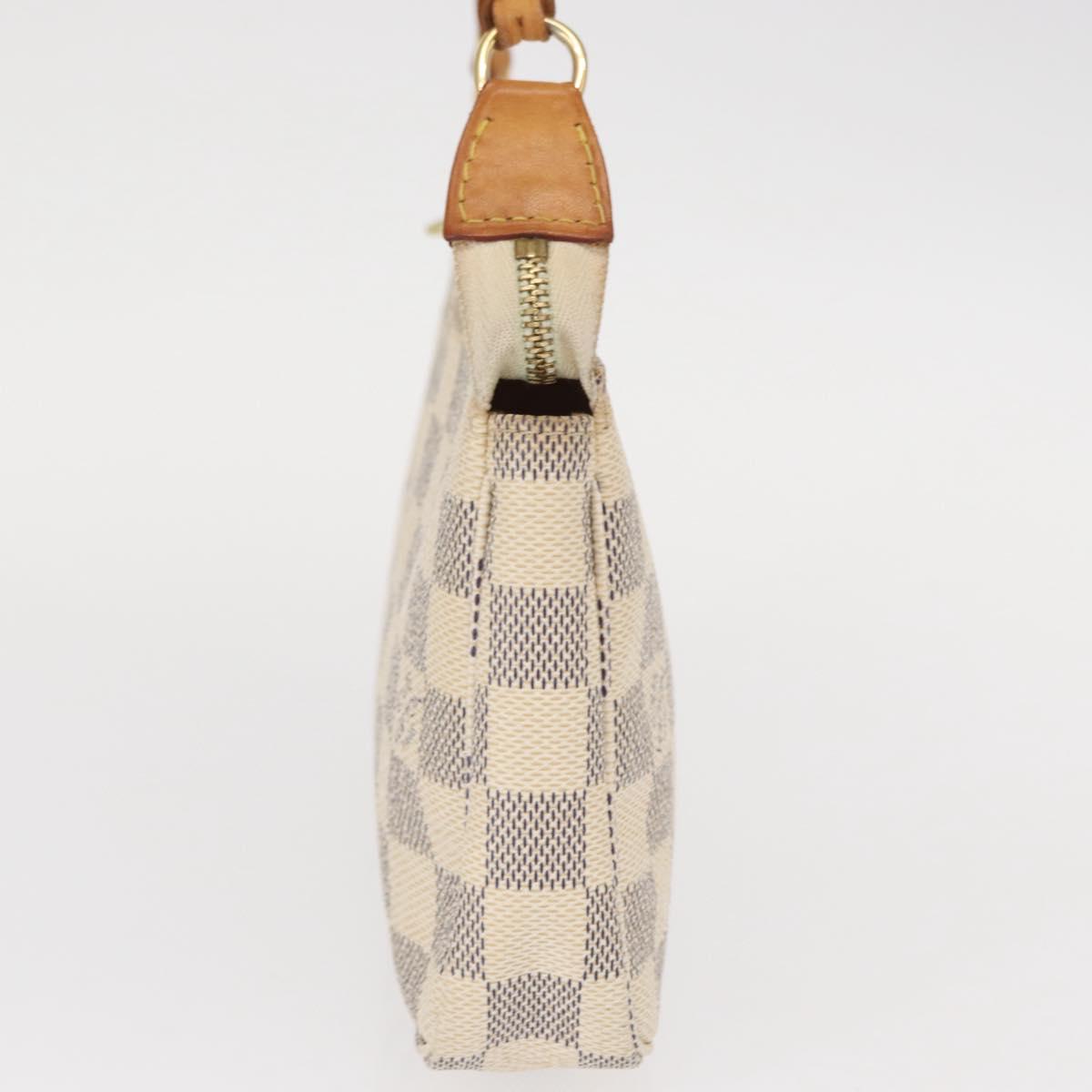 LOUIS VUITTON Damier Azur Pochette Accessoires Pouch N51986 LV Auth 151289