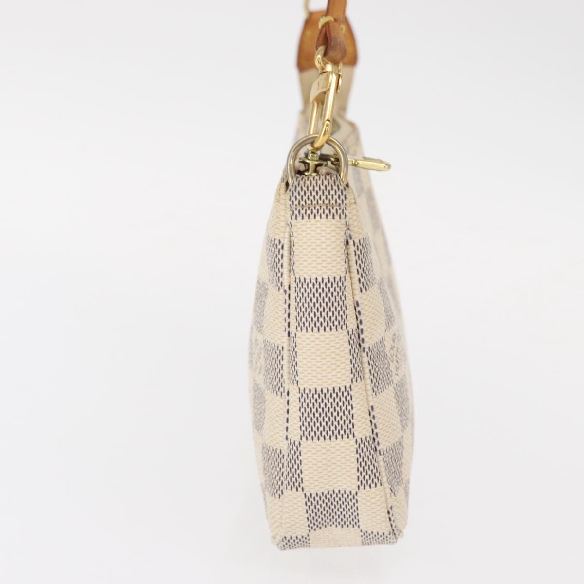 LOUIS VUITTON Damier Azur Pochette Accessoires Pouch N51986 LV Auth 151289