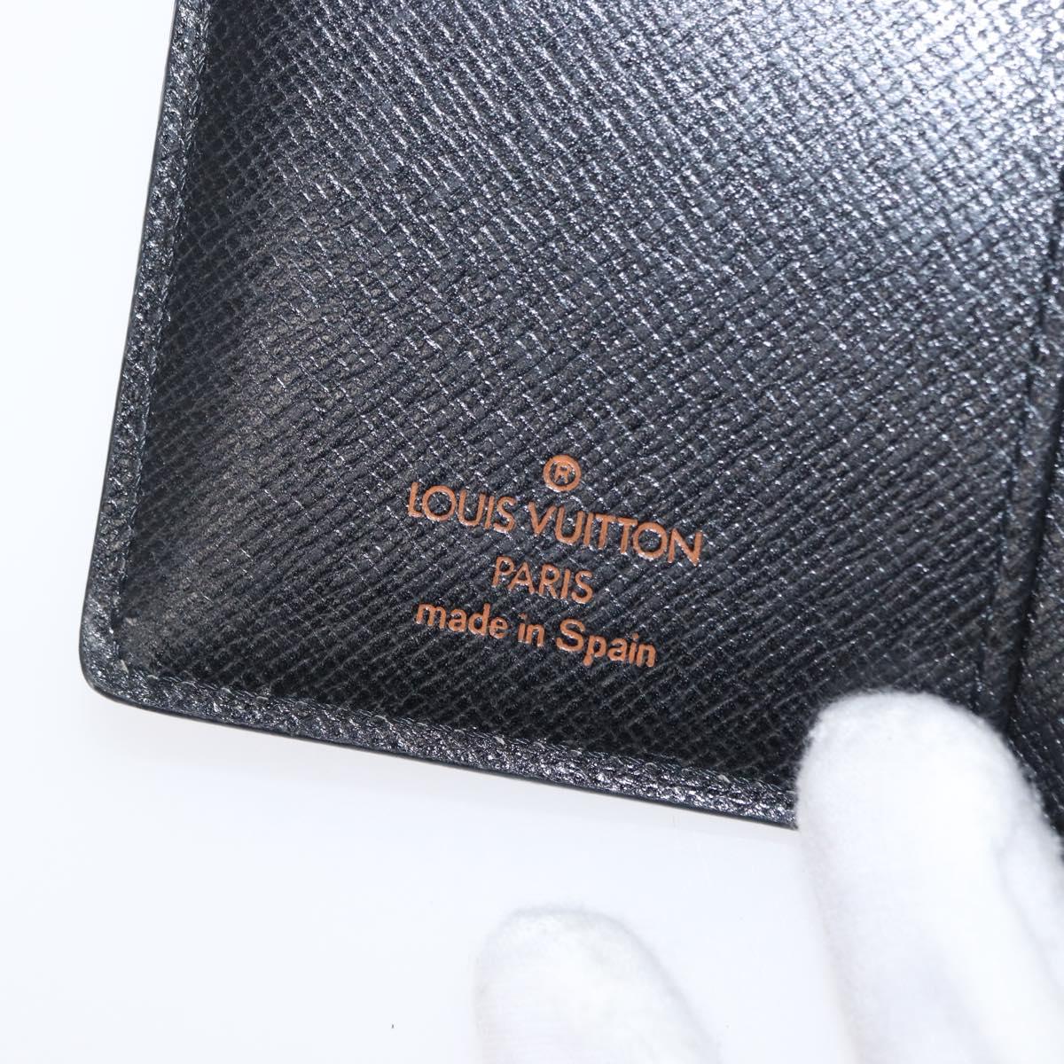 LOUIS VUITTON Epi Agenda PM Day Planner Cover Blue R20055 LV Auth 151290