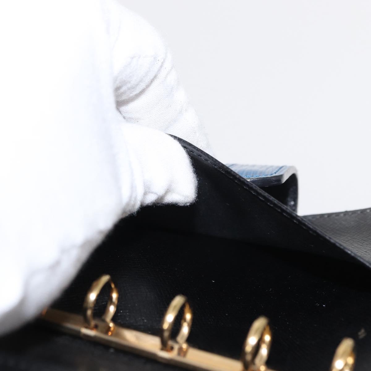 LOUIS VUITTON Epi Agenda PM Day Planner Cover Blue R20055 LV Auth 151290