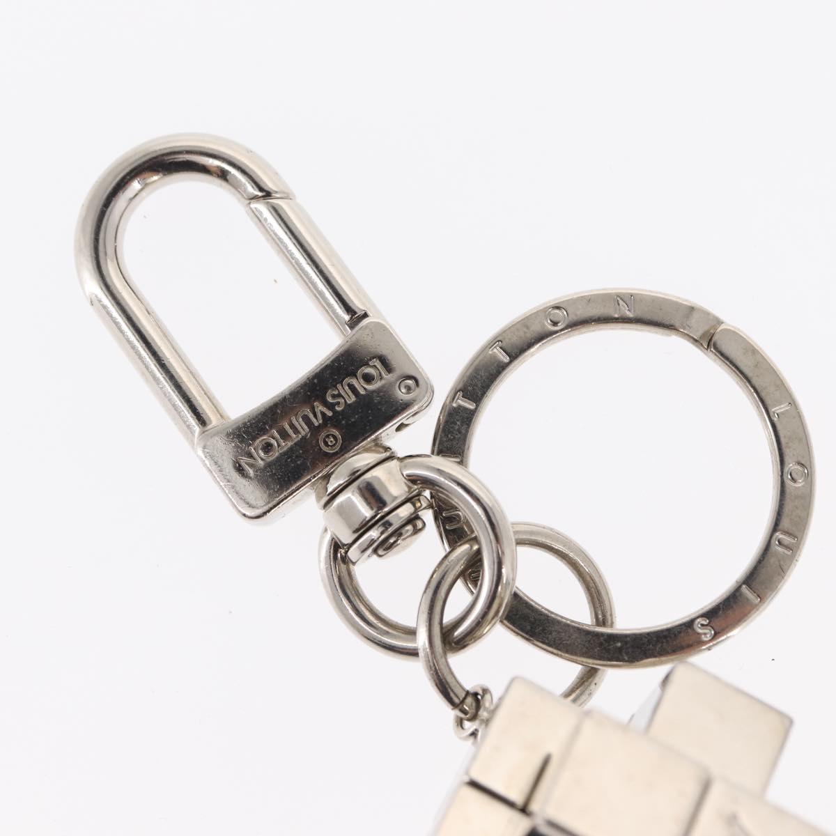 LOUIS VUITTON Key Holder Gold Plated Key Holder Metal Silver M67218 Auth 151292