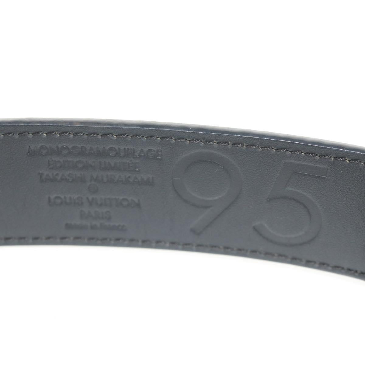 LOUIS VUITTON Monogram Camouflage Ceinture Belt Green M9646U LV Auth 151296V