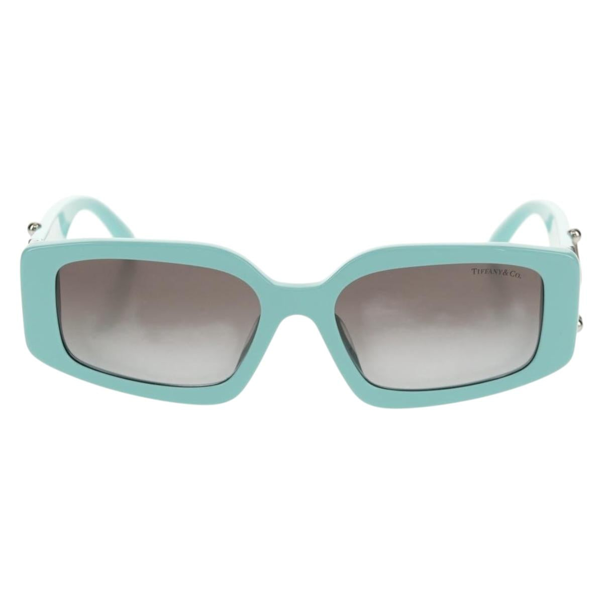 TIFFANY&Co. Sunglasses Plastic Peppermint Auth 151304M