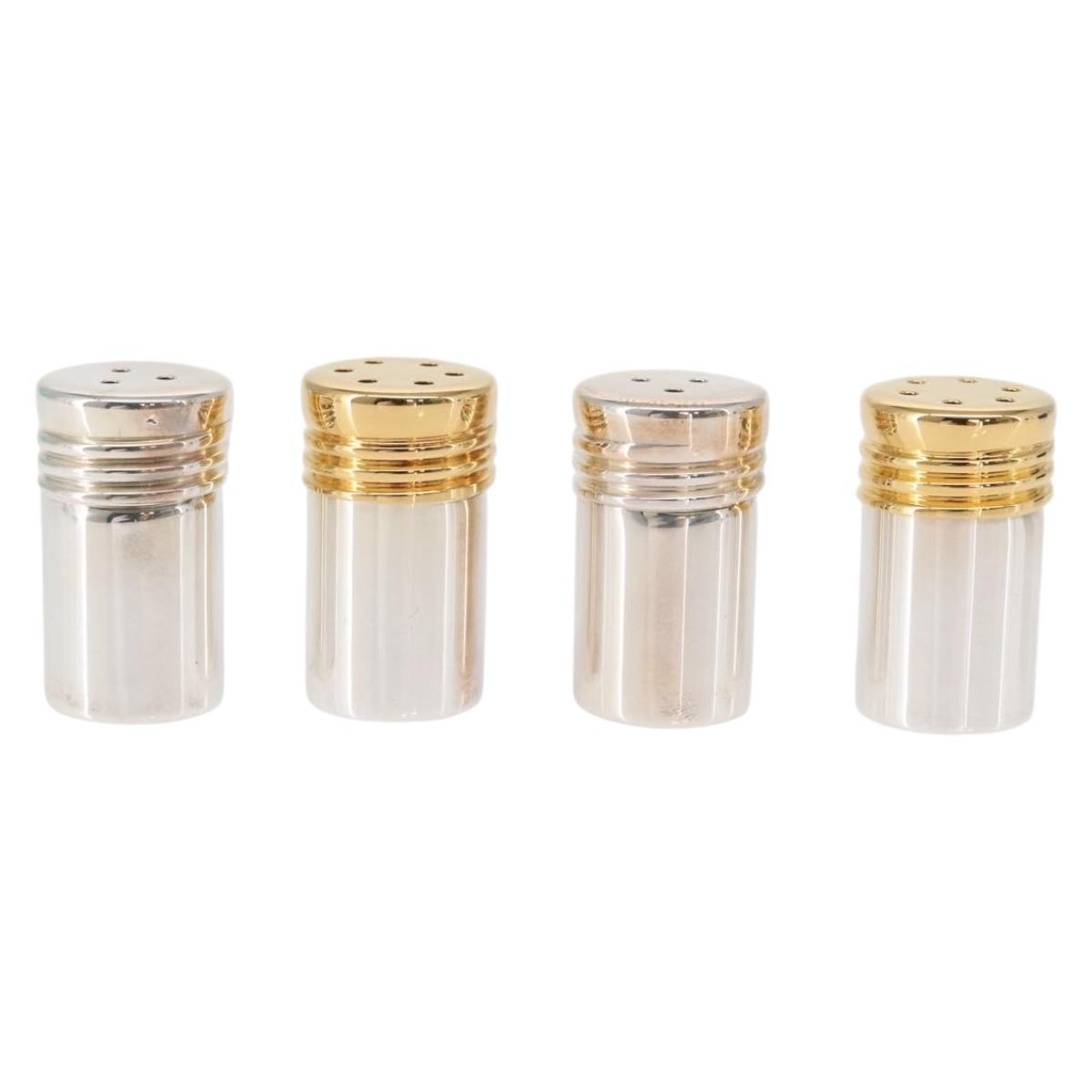 TIFFANY&Co. Salt & Pepper Shakers Ag925 Silver Auth 151305