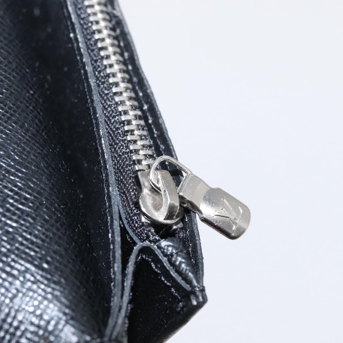 LOUIS VUITTON Damier Graphite Porte Feuille Brother Wallet N61211 Auth 151308