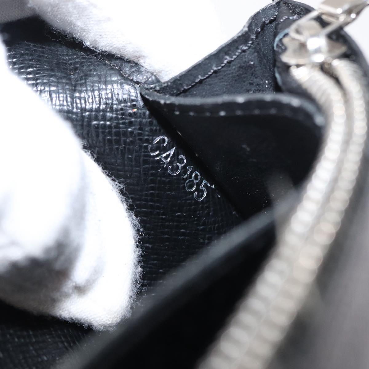 LOUIS VUITTON Damier Graphite Porte Feuille Brother Wallet N61211 Auth 151308