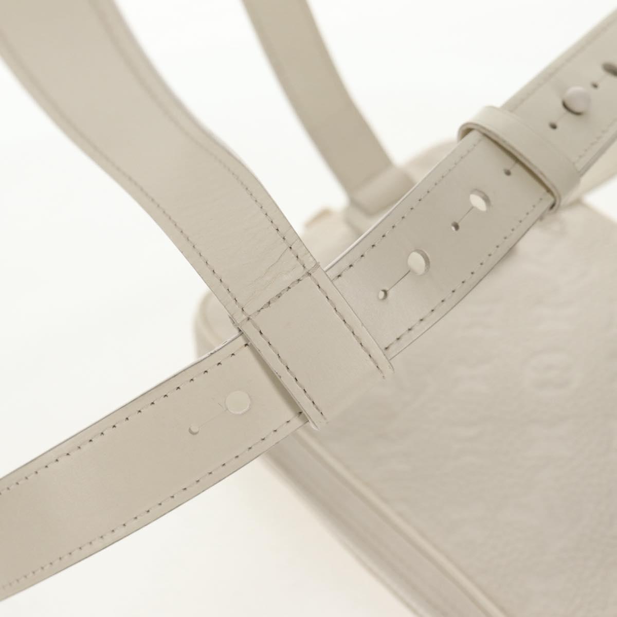 LOUIS VUITTON Taurillon Clemence Monogram Utility Side Bag M53256 Auth 151309M