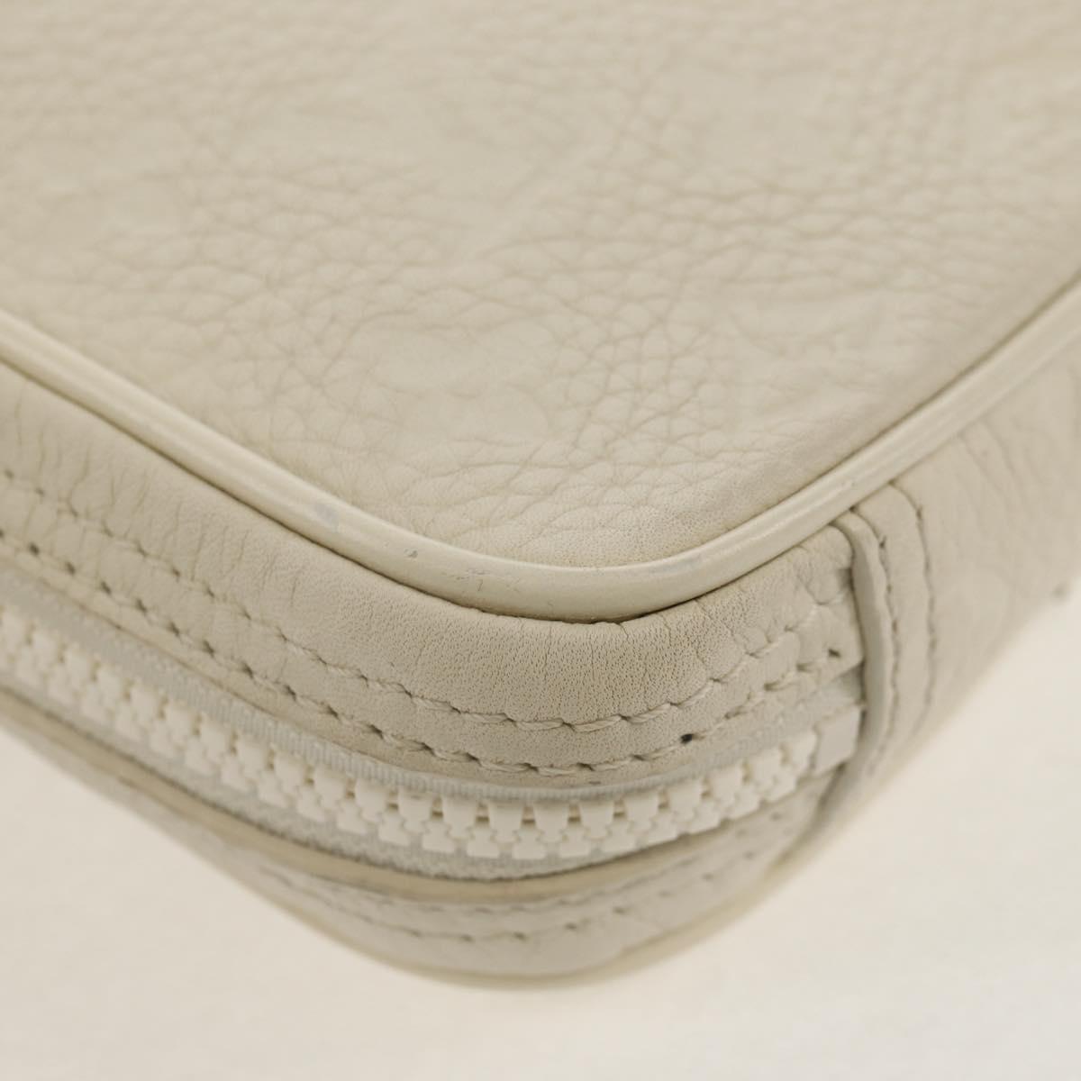 LOUIS VUITTON Taurillon Clemence Monogram Utility Side Bag M53256 Auth 151309M