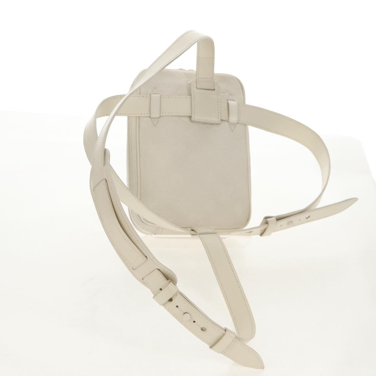 LOUIS VUITTON Taurillon Clemence Monogram Utility Side Bag M53256 Auth 151309A