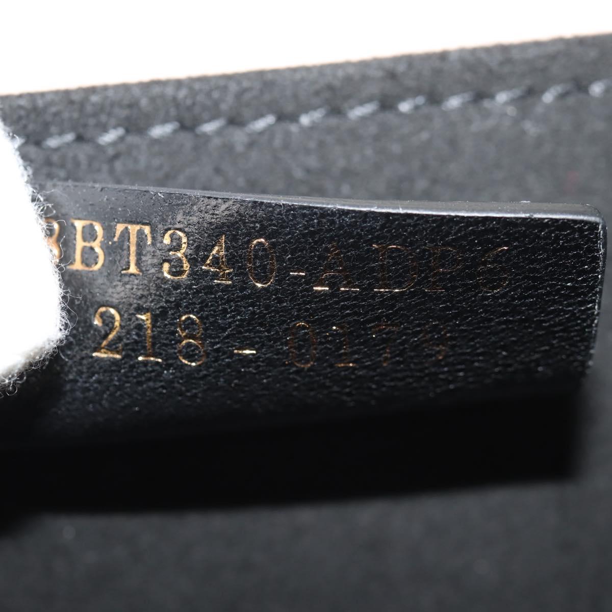 FENDI Box Horizontal Shoulder Bag Leather Pink Gold Auth 151310A