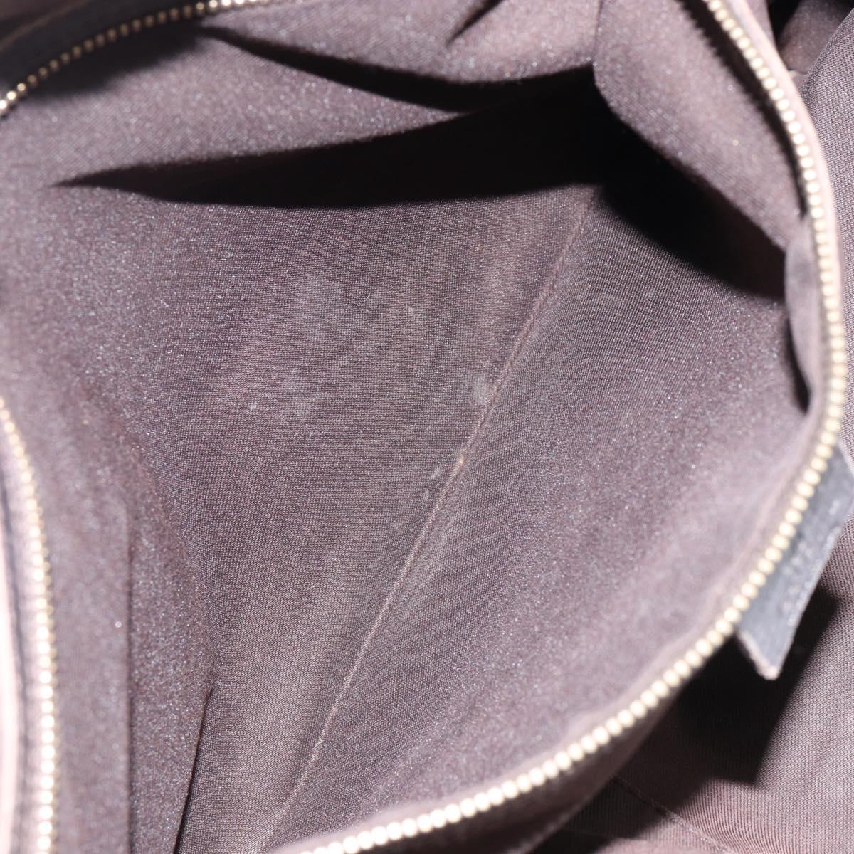 GUCCI GG Canvas Web Sherry Line Tote Bag Beige Gold Red 137396 Auth 151333