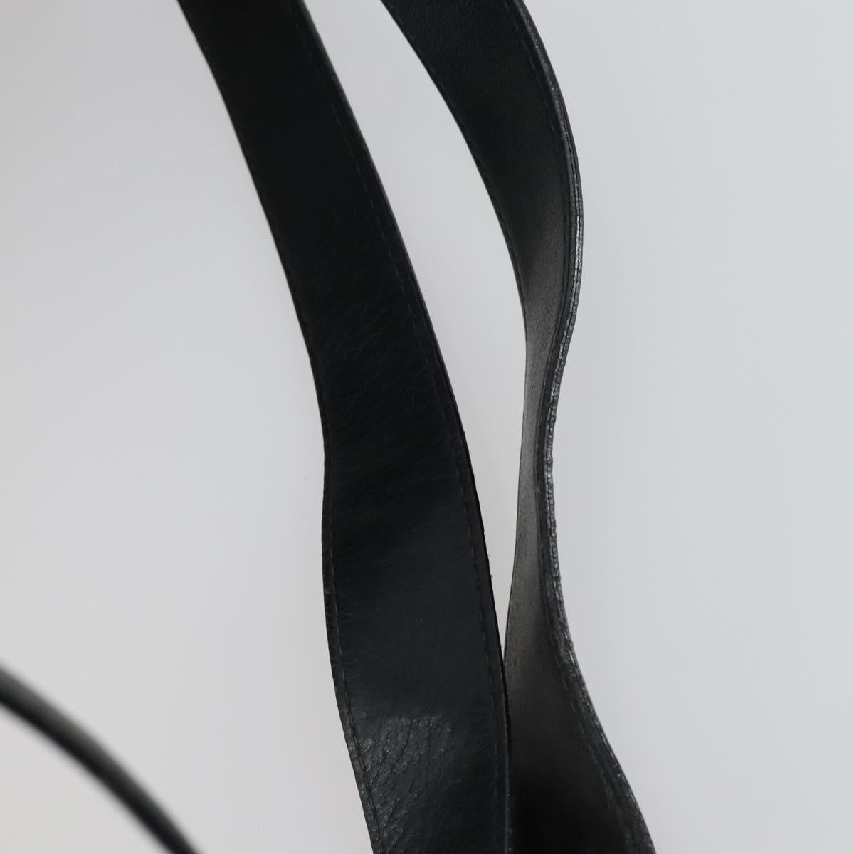 GUCCI Bamboo Backpack Leather Black Gold 003 2058 0016 Auth 151336