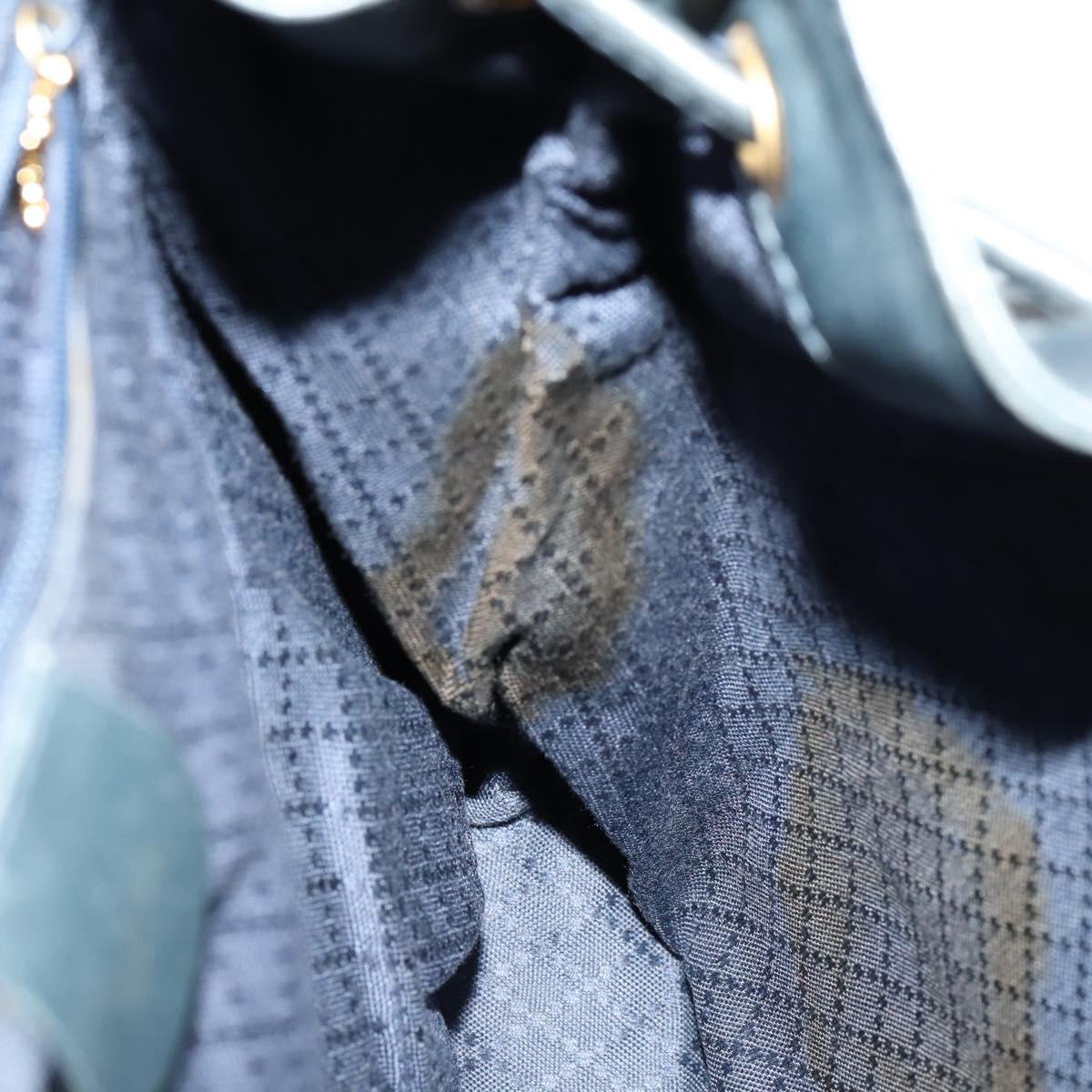 GUCCI Bamboo Backpack Leather Black Gold 003 2058 0016 Auth 151336