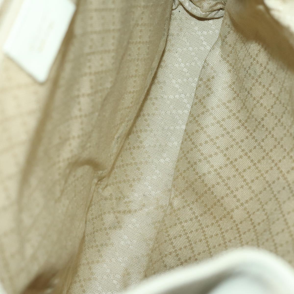 GUCCI Bamboo Backpack Leather Outlet Ivory Gold 003 8016 2058 Auth 151337