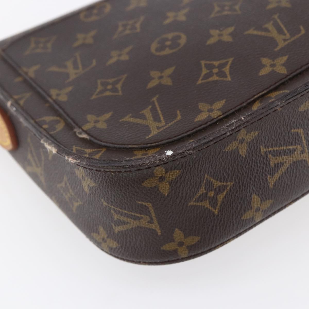 LOUIS VUITTON Monogram Saint Cloud GM Shoulder Bag M51242 LV Auth 151352