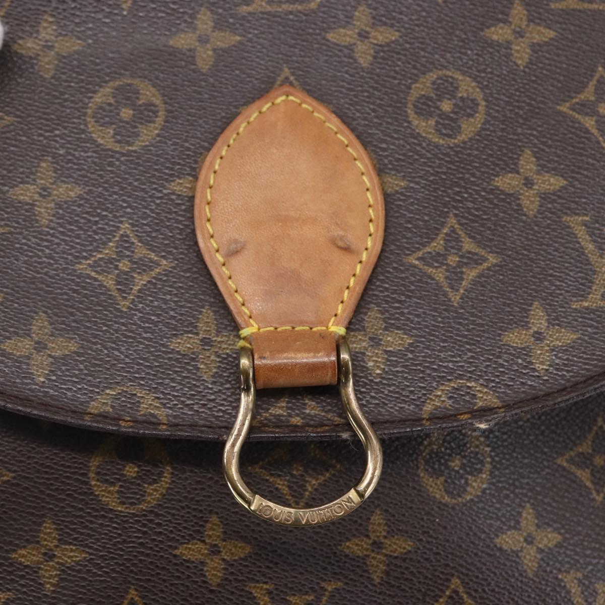 LOUIS VUITTON Monogram Saint Cloud GM Shoulder Bag M51242 LV Auth 151352