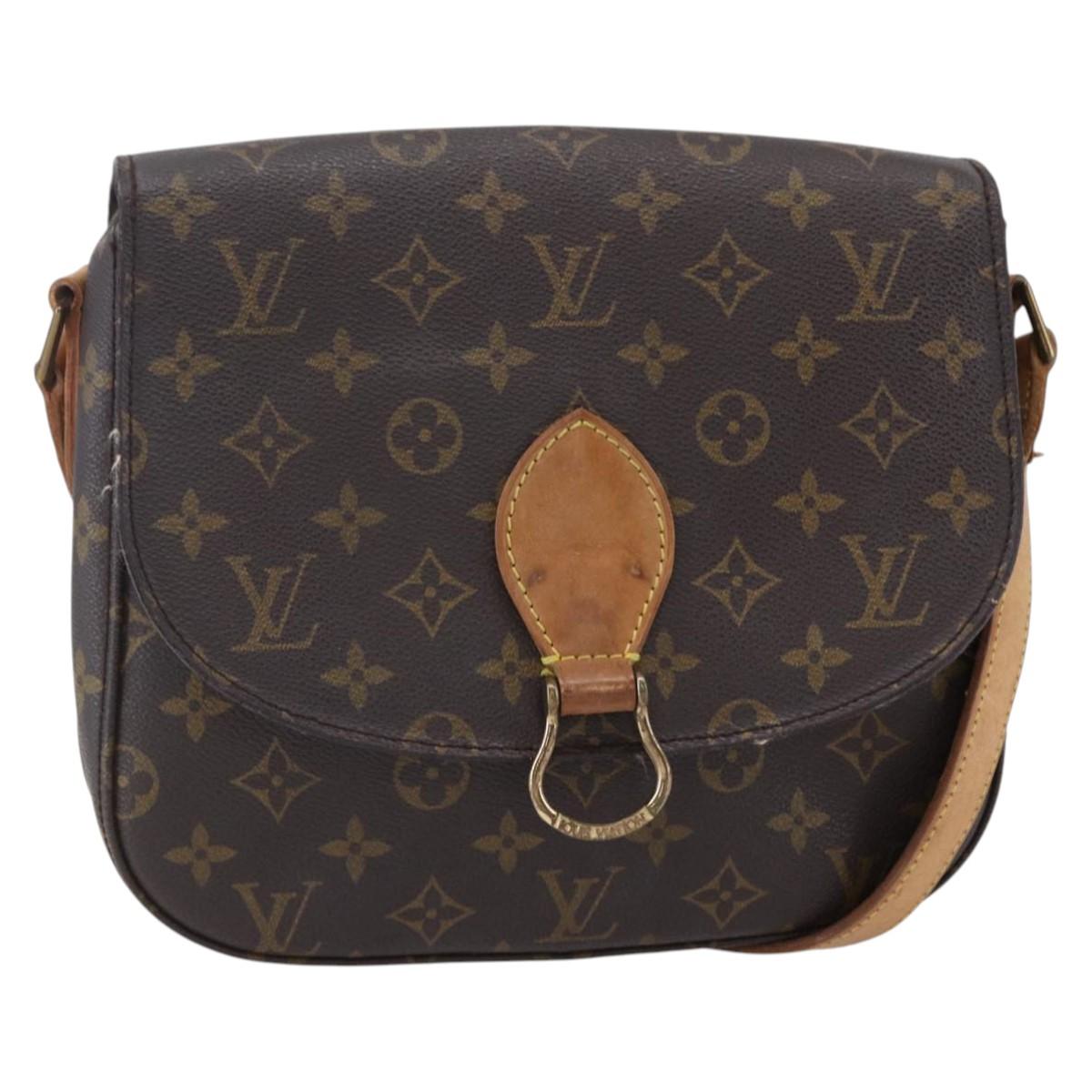 LOUIS VUITTON Monogram Saint Cloud GM Shoulder Bag M51242 LV Auth 151352