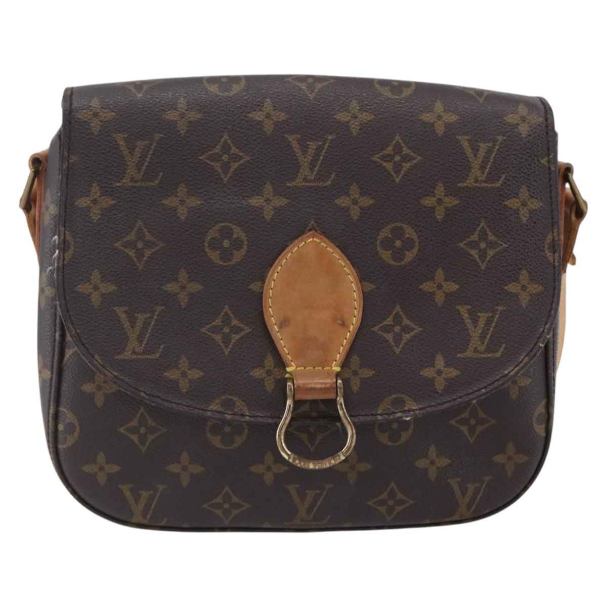 LOUIS VUITTON Monogram Saint Cloud GM Shoulder Bag M51242 LV Auth 151352