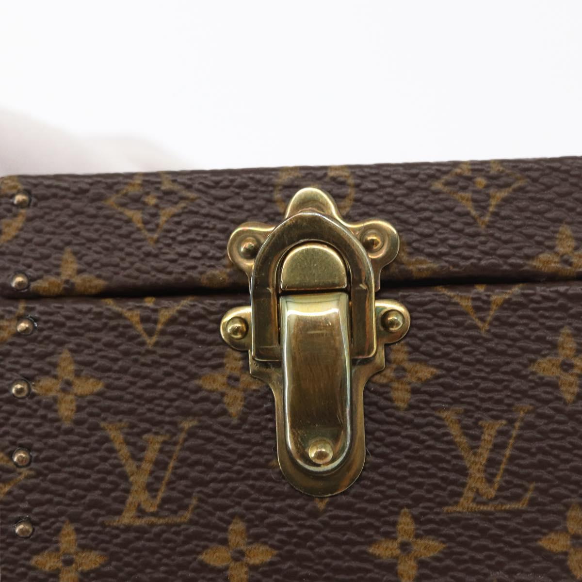 LOUIS VUITTON Monogram Eccrine Declaration Jewelry Box M21010 LV Auth 151366V