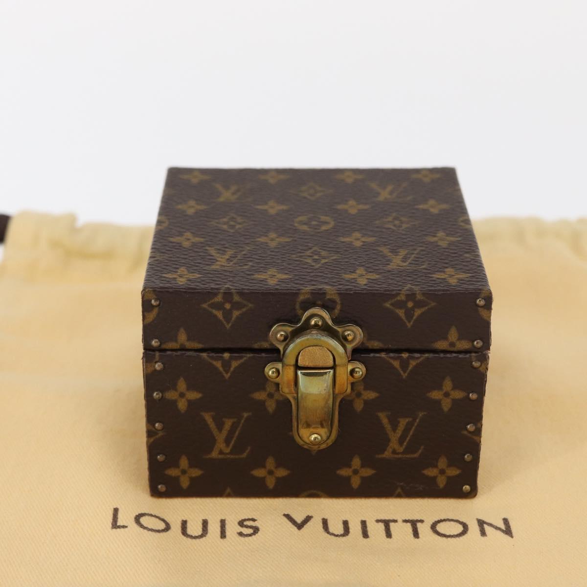 LOUIS VUITTON Monogram Eccrine Declaration Jewelry Box M21010 LV Auth 151366V