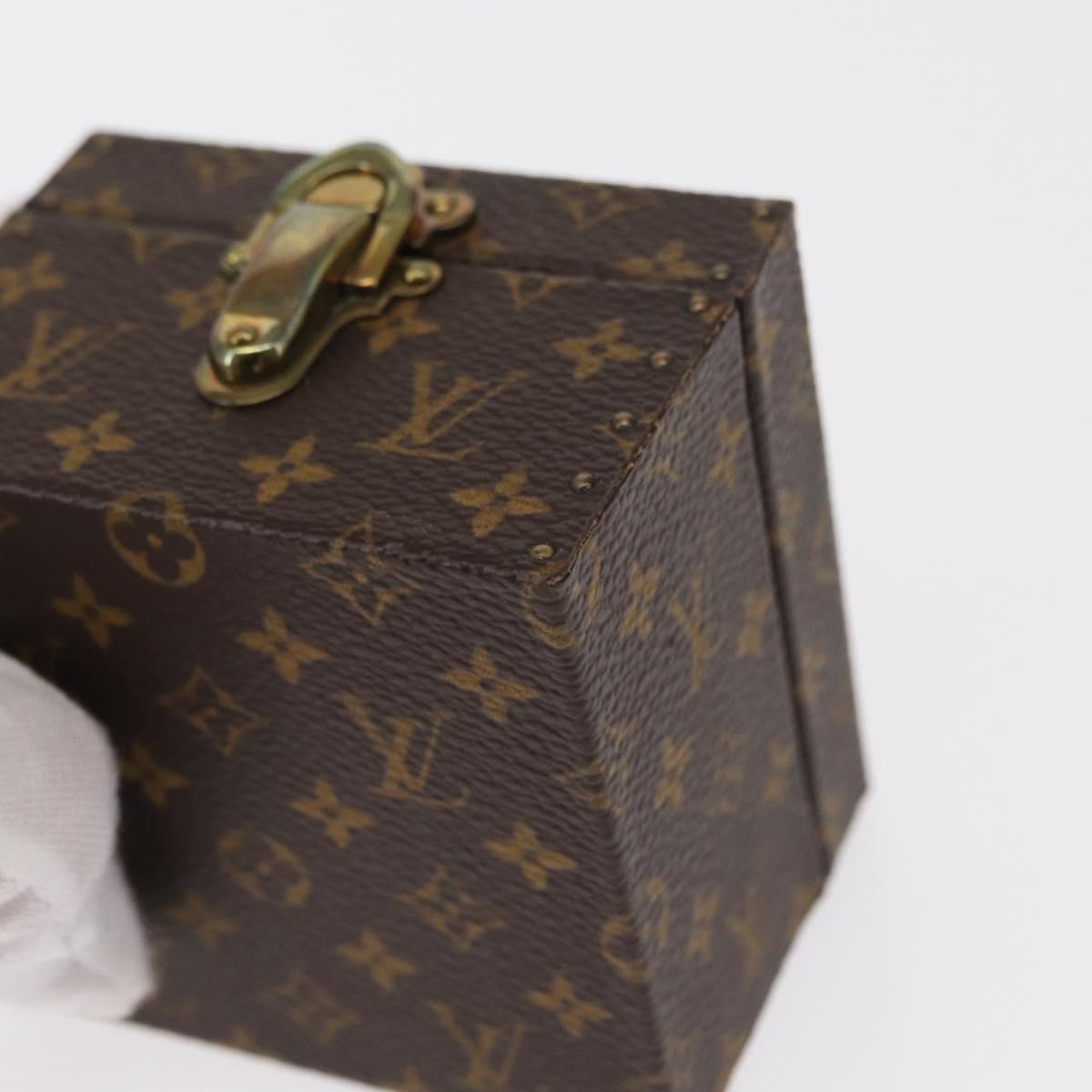 LOUIS VUITTON Monogram Eccrine Declaration Jewelry Box M21010 LV Auth 151366V