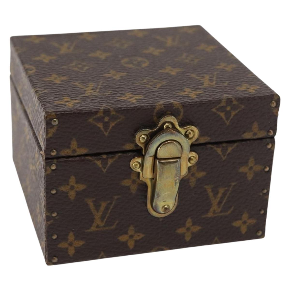 LOUIS VUITTON Monogram Eccrine Declaration Jewelry Box M21010 LV Auth 151367V