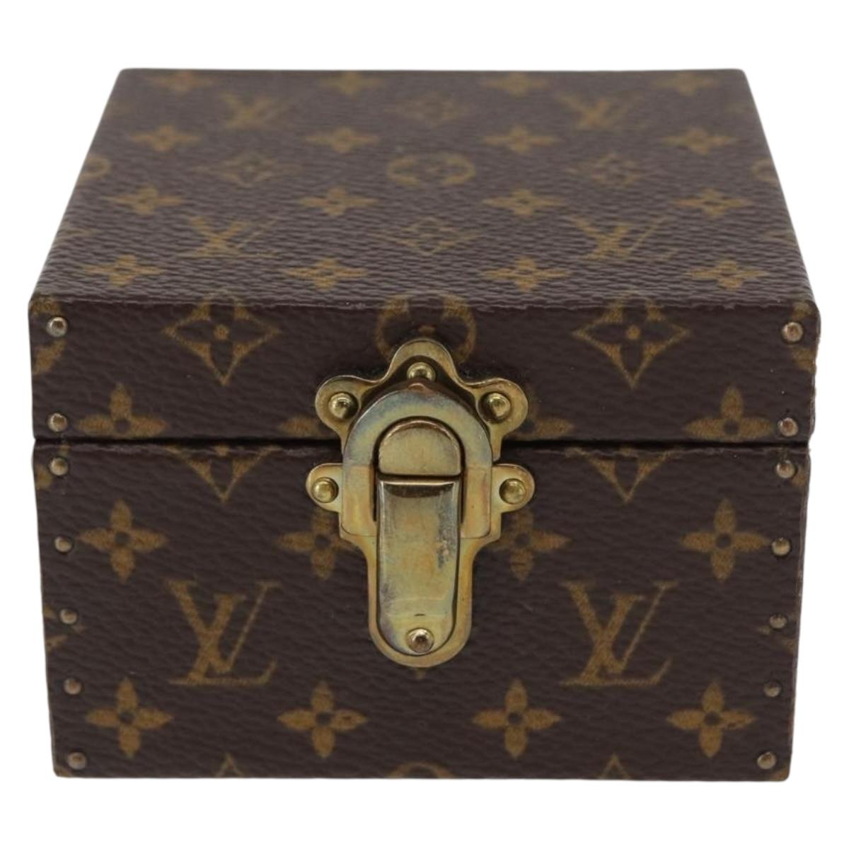LOUIS VUITTON Monogram Eccrine Declaration Jewelry Box M21010 LV Auth 151367V