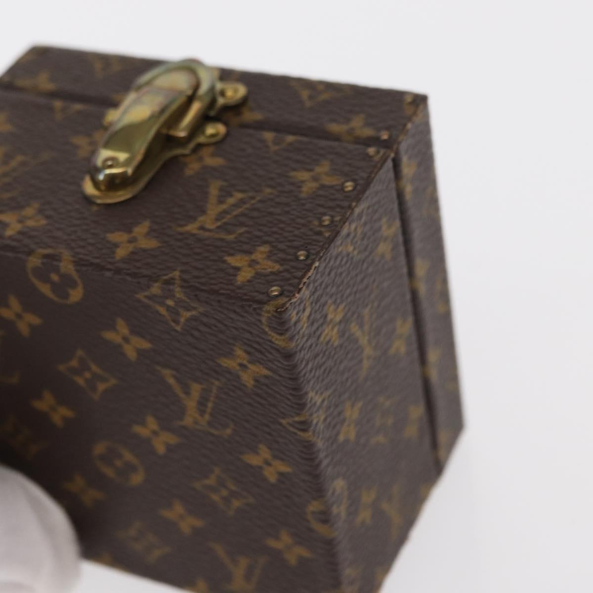 LOUIS VUITTON Monogram Eccrine Declaration Jewelry Box M21010 LV Auth 151367V